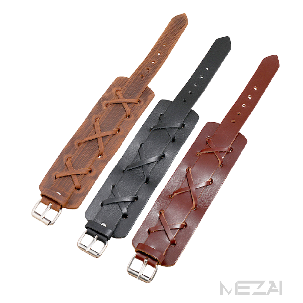 Rocco Leather Cowhide Bracelet