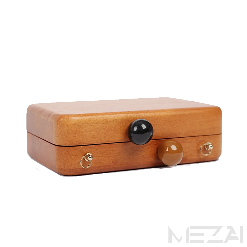 Limited Edition Wooden Clutch - Sandal Brown