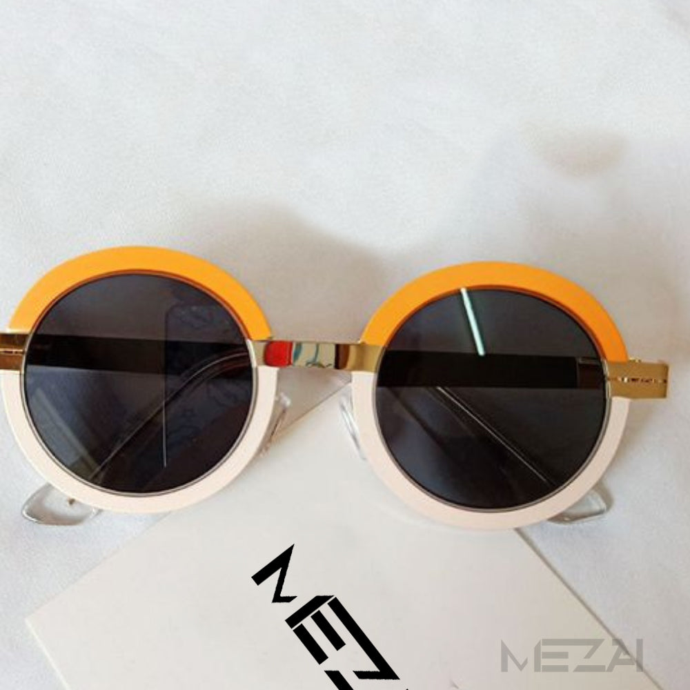 Lisa KIDS Two-Tone Round Frame Sunglasses