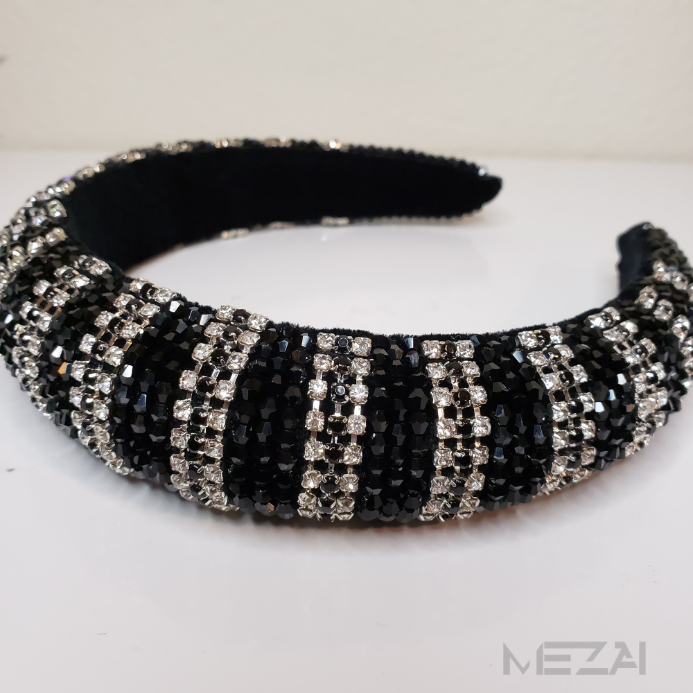 Beaded Rhinestone Headbands