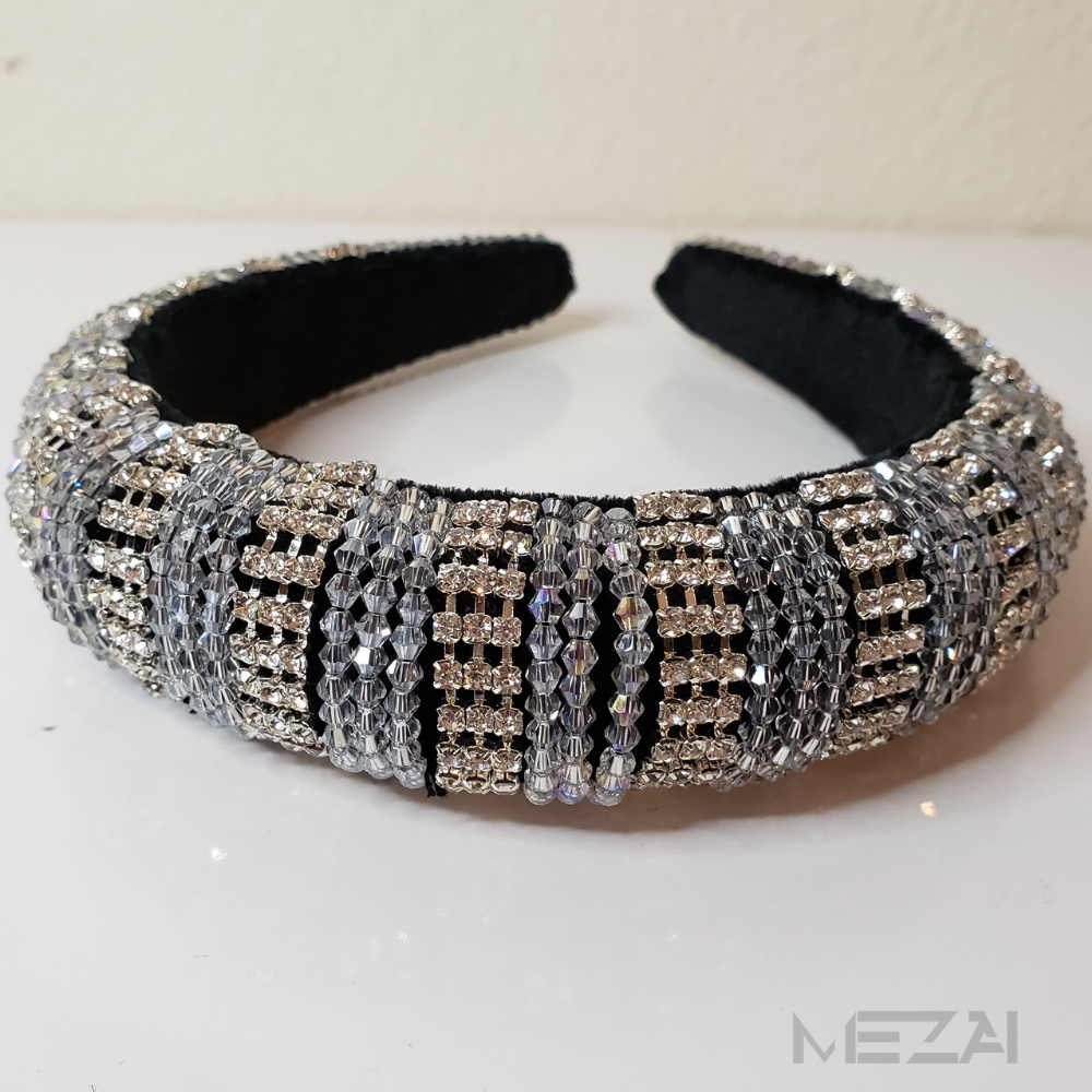 Beaded Rhinestone Headbands