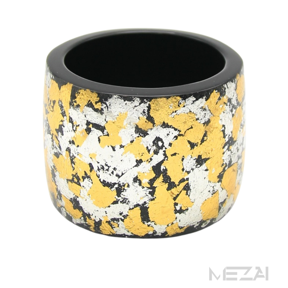 Gold/Silver Flakes Resin Bangle