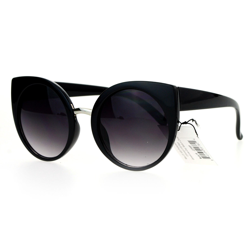cat eye black sunglasses