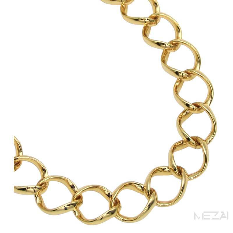 Wide Link Chain Necklace
