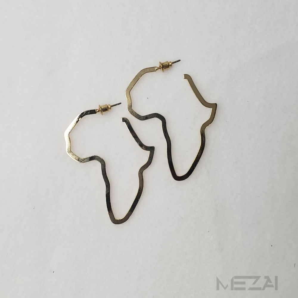 Africa Hoop Earrings