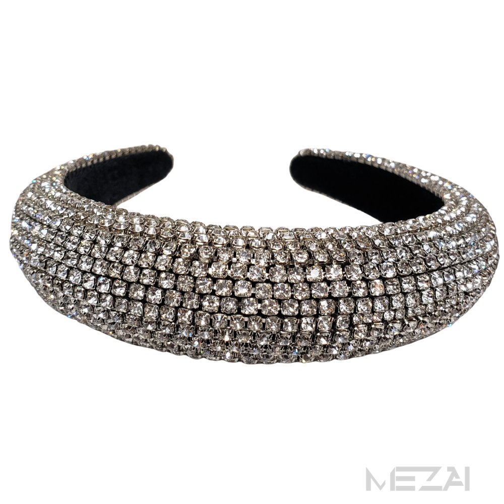 Bling, Bling Crystal Headbands (Silver)