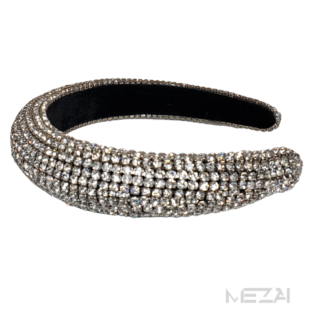 Bling, Bling Crystal Headbands (Silver)