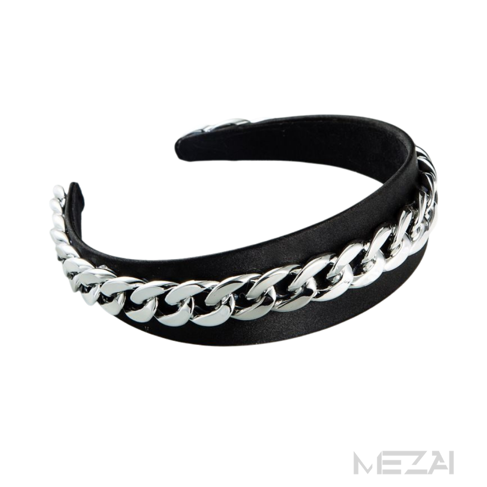 Wide Chain Link Headband (3 Colors)