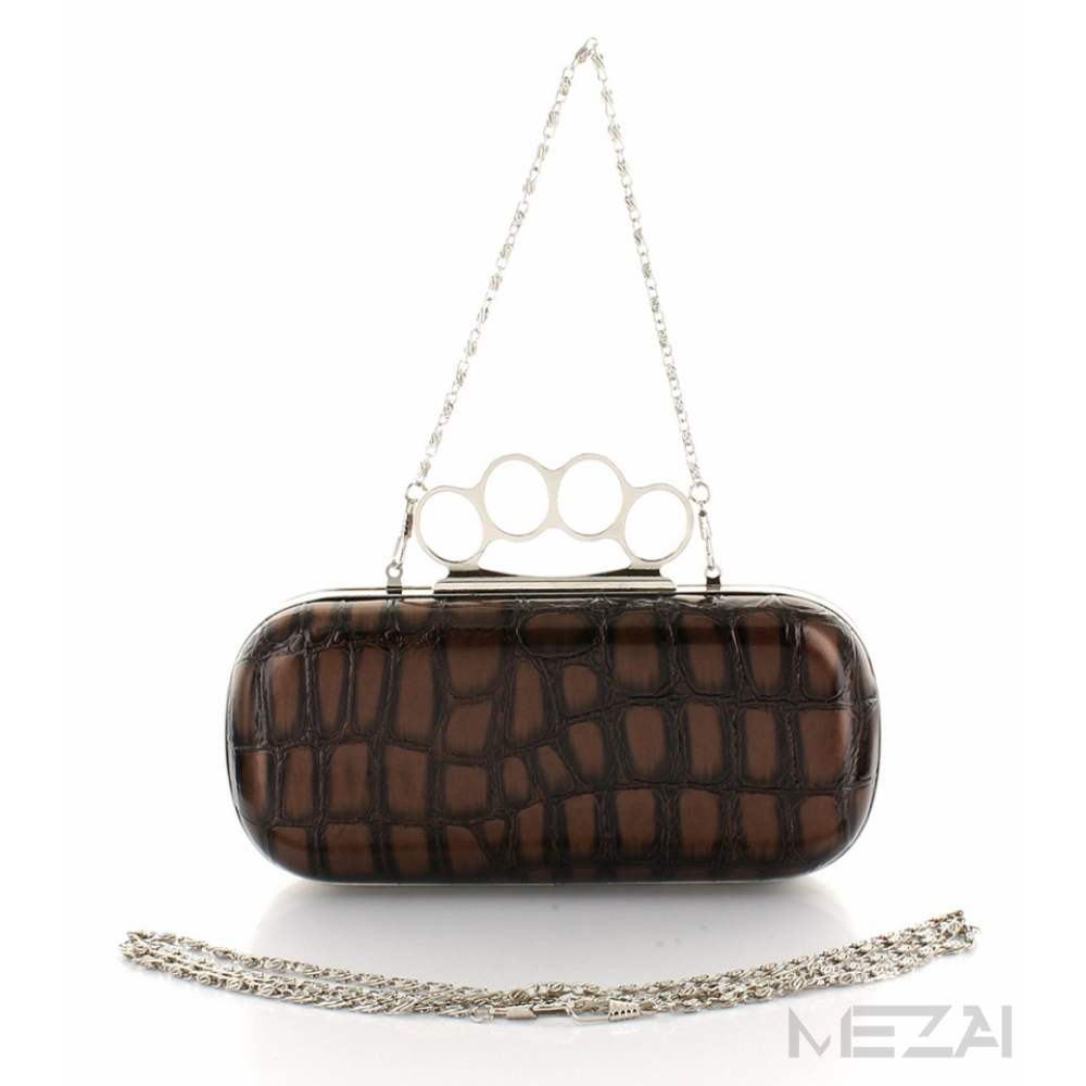 Knuckle Clutch - Animal Print