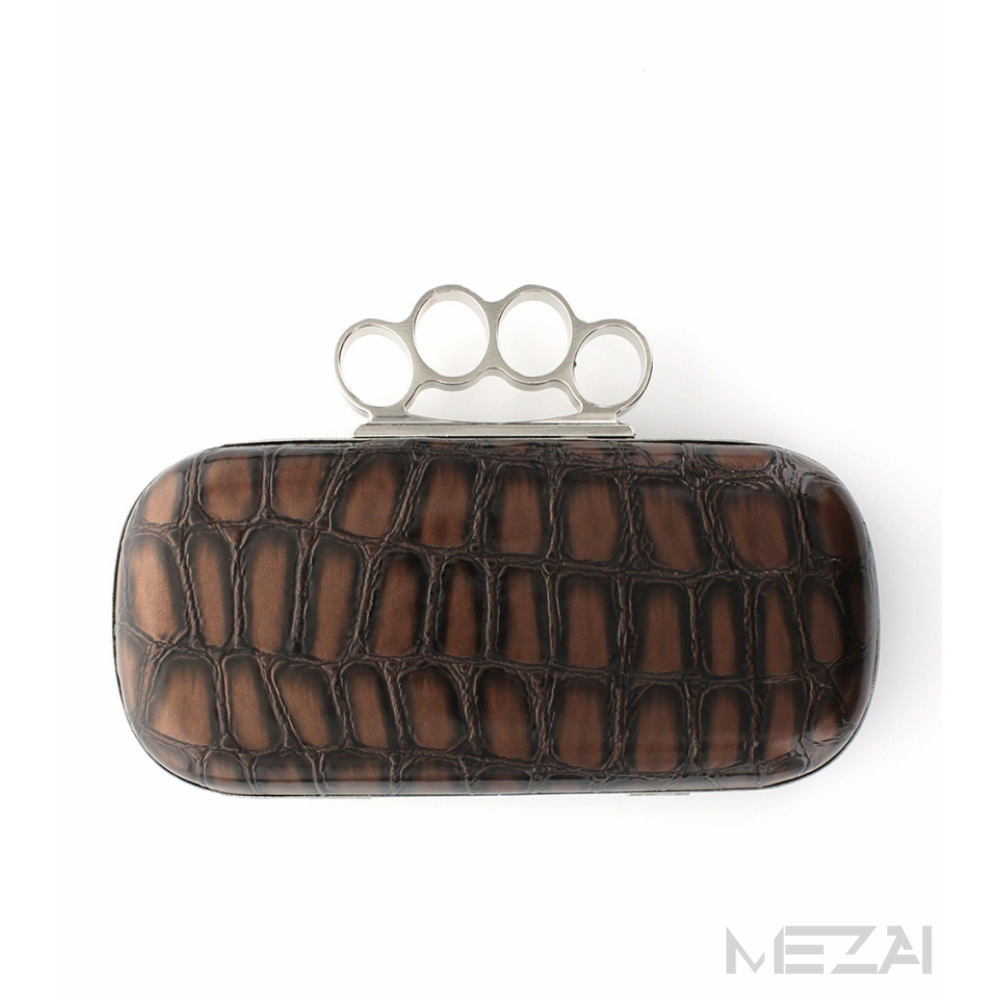 Knuckle Clutch - Animal Print