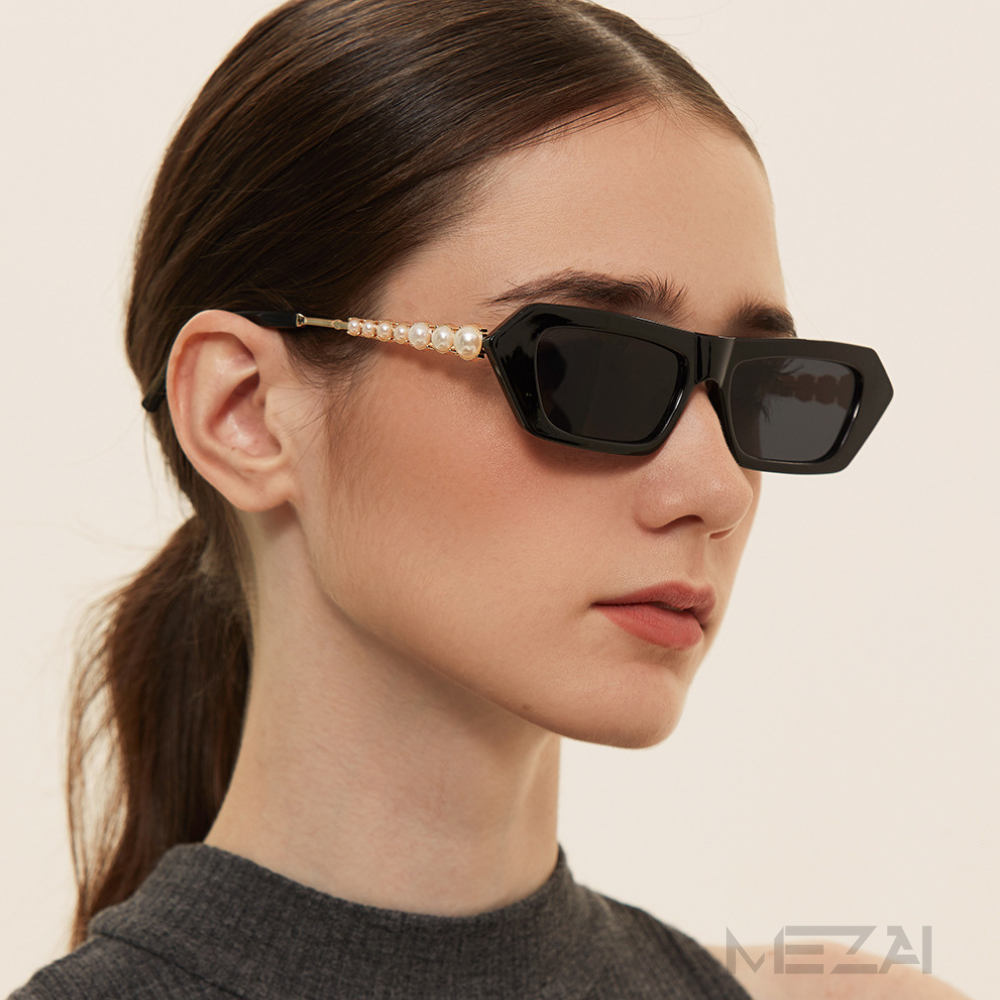 Ella Cat-Eye Pearl Sunglasses (4 colors)