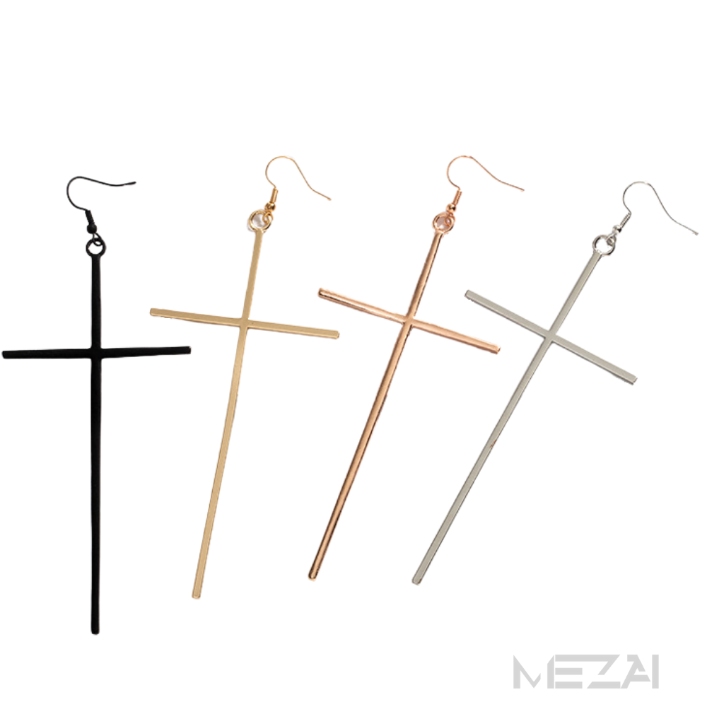 Jumbo Cross Earrings