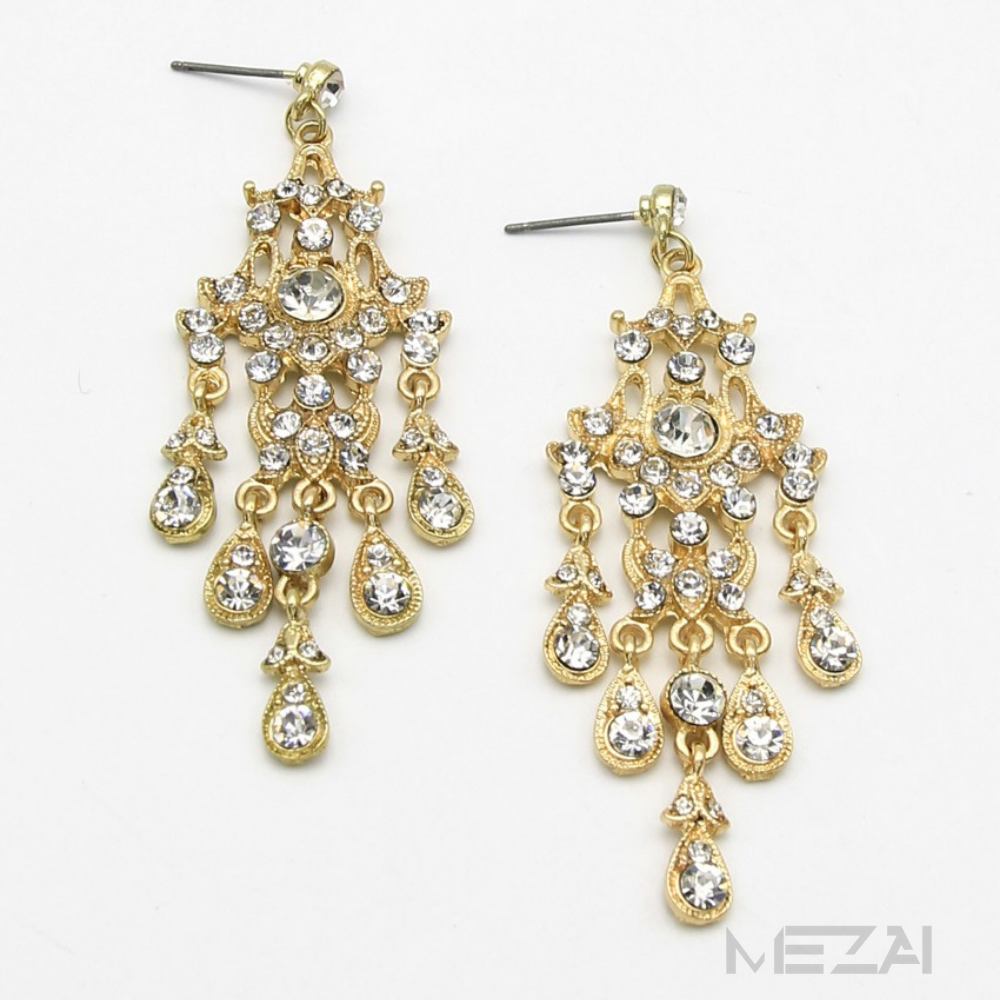 Krys Chandelier Bridal Earrings