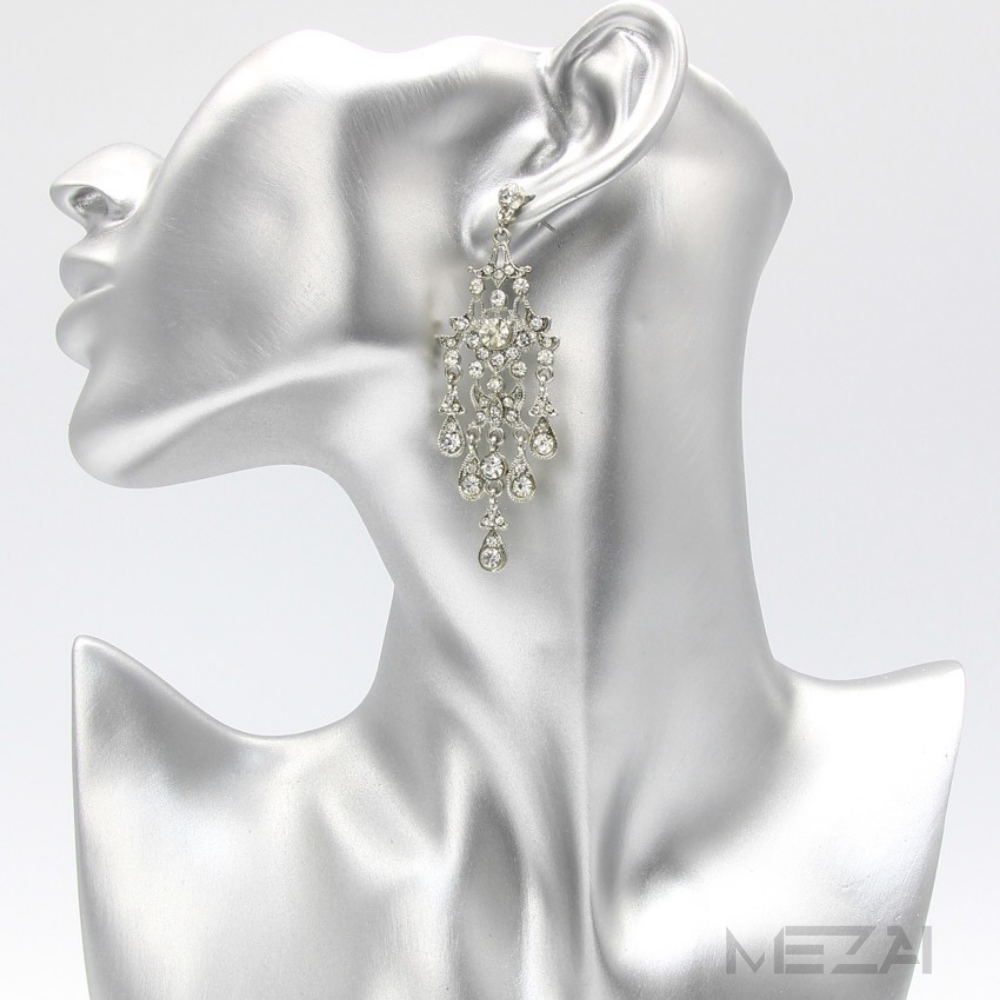 Krys Chandelier Bridal Earrings