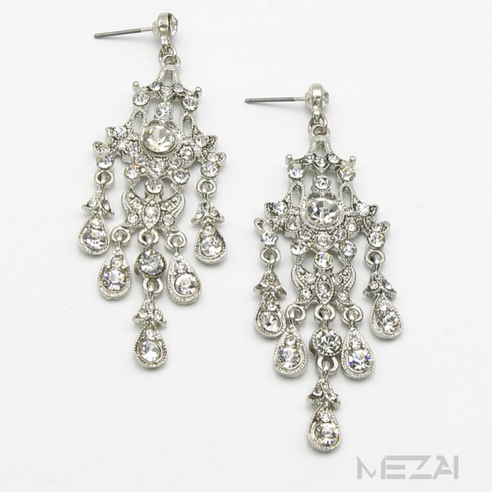 Krys Chandelier Bridal Earrings