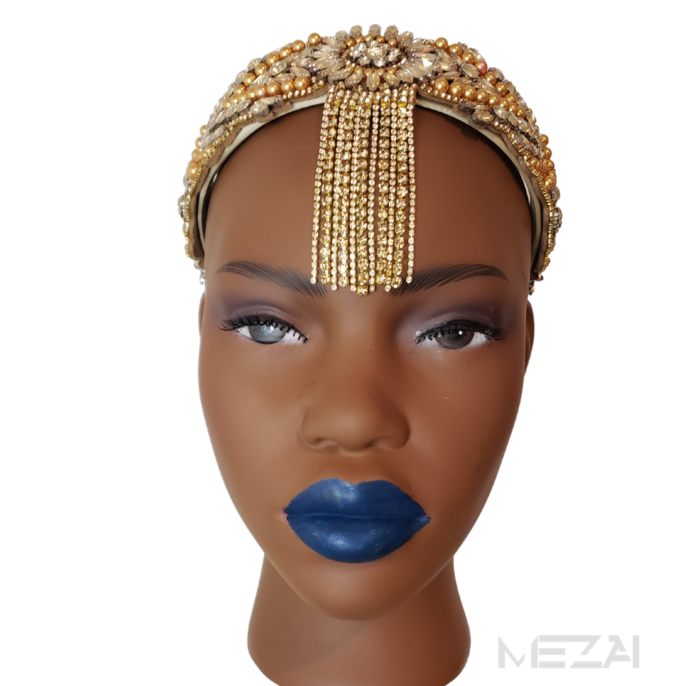Palatial Rhinestone & Pearls Headband