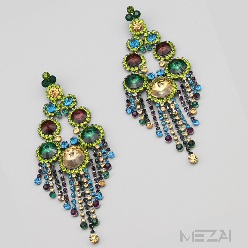 Stella Crystal Chandelier Earrings