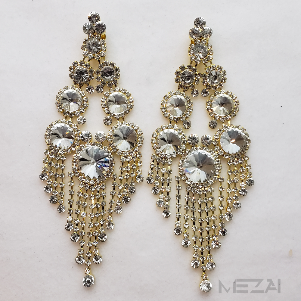 Extra large sales chandelier earrings