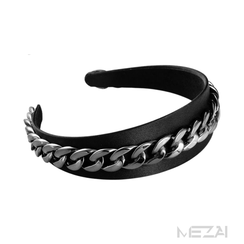 Wide Chain Link Headband (3 Colors)